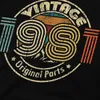 T-shirts masculins 1981 Tshirt Vintage Parts originaux T-shirt Classic Homme Men Vêtements Impression TRENDY T240425
