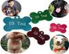 100 PCSLOT Mixed Colors Dog Tag Double Sides Benformade personliga hund -ID -taggar Anpassade katt PET -ID -taggar Namn Telefon No ID CA3370117