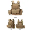 Nylon Tactical Vest Body Body Brotor Hunting Airsoft Accessoires Men Combat MOLLE CAMO MILIATION VIET