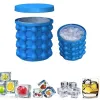 Tools Silicone Ice Cube Maker Portable Bucket Wine Ice Cooler Beer Cabinet Space Saving Kitchen Tools Dricker Whisky Freeze
