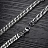 Strands 8MM-14MM stainless steel Cuban chain necklace used for mens jewelry punk mens necklace accessories 240424