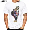 Herrt-shirts toprak razgatlioglu nummer 54 gp racing t-shirt nya män kort slve pojke äventyr sport avslappnad vit toppar motorcykel ryttare ts t240425