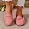 Casual Shoes Women Flats Spring Fashion Shallow 2024 Walking Loafers Trend Comfort Soft Sole Office Zapatillas De Mujer