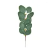 Fiori decorativi pianta verde artificiale pianta falsa eucalipto foglie di plastica in plastica piante piante fai da te arredamento natalizio