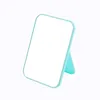 High Definition Single Makeup Mirror Desktop Colorful Vanity Mirror Folding Portable Large Square Princess Mirror