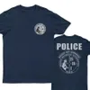 メンズTシャツフランスの旅行研究介入Bri Brigade Anti Assault Tシャツ100％コットンOネック半袖カジュアルメンズTシャツJ240426