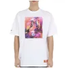 T-shirt masculin à succès 2024 Summer Heron's Men's Loy Casual Designer Style T-shirt Femme Alphabet Imprime