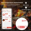 Wireless Fleisch Futterthermometer für Ofengrill Küche BBQ Bluetooth Barbecue Raucher Kochfutter Thermometer Geschenke 240415