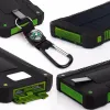 Bank 20000MAH Externt batteri Pack Solar Power Bank Dubbel USB Fast Charging PowerBank Phone Charger för smart mobiltelefon