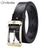 Aoluolan Brandgürtel Echte Lederdesigner Luxus hochwertiger Stecknadelschnallen Gürtel für Luxusjeans Kuh Strap3019179