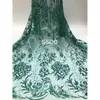 Dresses Fabulous African ASO EBI Sexy Sheer Green Split Long Evening Prom Gowns Appliques Sequins Spaghetti V Neck Met Gala Robes Bc