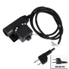 Accessoires tactical casque PTT AirSoft CS Game Game Headphone Shooting Radio Adaptateur U94 PTT