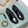 Men Loafers Designer kledingschoenen Echte lederen Italiaanse luxueuze handgemaakte slip op mannelijke trouwschoenen Maat 38-45