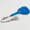 Tasbih Blue Resin Regalo musulmano Rosario Bead Preghiera islamica perline di gioielli arabi Misbaha 33Beads Braccialetti di gioielli turchi 240415