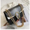 トートレス女性バッグトレンドバッカスバッグワニパターンウエスタンスタイルファッションチェーン肩のメッセンジャーハンドバッグ財布