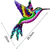 Figurines décoratives Murt Travail Jardin Decoration Metal Hummingbird Bird Art Craft Inspirational Sculptures Ornement Indoor Outdoor