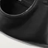 Kvällspåsar TR 2024 KVINNA Everyday Black Texture Cowhide Brand TR Medium Size Single Shoulder Bag