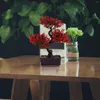 Fleurs décoratives artificielles fausses ornes de bureau simulation simulation de plantes vertes statues fausses ornements intérieurs décor des pots de fleurs