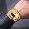 Zegarek na rękę 2024 Top Men Wing Watches Relogio Masculino ze stali nierdzewnej zegarek dla męskiego zegara podwójnego wyświetlacza