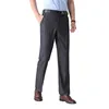 Męski wiosenny jesień biznesowy Business Casual Long Pants Suit Pants Męskie Elastyczne proste spodnie formalne Plus Duży