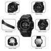 Skmei mass 50m à prova d'água Back Light Digital Wristwatch RELOJ HOMBRE World Time Compass Countdown Sports Sports 2037 240425