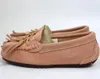 Sapatos casuais 2024 mulheres lindas mulheres planos de couro genuíno fêmeas mocassins mocas de primavera mocassins dirigindo