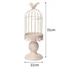 Bougeoirs Drop Wholsale Metal Bird Cage Holder Tealight Bandlestick Hanging Lantern Decor Gift 25 août