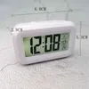Horloges de table de bureau mini music numérique ALARME ALARME SNOOZE SNOOZE MUTE CALENDAIRE DE BURE
