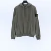 Chaopai Stone Cross Hoodie with Island Logo Printed Loose Round Neck Couple Coat for Trendy Men