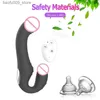 Andere gezondheidsschoonheidsartikelen Cul Stretcher handsfree mannelijke vibrator afstandsbediening zachte siliconen plug seksuele verlangensverbeteraar Q240426