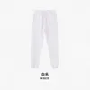 Модный эсс -дизайнер 2023 Новый модный бренд шикарный сплошной цвет мужские и женские санитарные штаны повседневные леггинсы