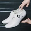 Sapatos de vestido saltos de salto altura acima masculino branco homem elegante mocassins tênis descalços esportes lux gordura