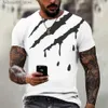Мужские футболки летняя новая мужская мода минималистская одежда с печать