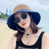 Beretten anti-UV emmer hoed vrouwen met opbergtas opvouwbare stranddop draagbare buiten zonnescherm