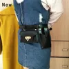 Waist Bags 2 Piece Women's Belt Bag Luxury Designer Tactical Female Leather Flap Fanny Pack Shoulder Crossbody Chest Purse