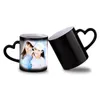 Tazze magiche personalizzate Coppa di colore personalizzato Coppa di calore Attivata qualsiasi foto o testo stampato su tazza papà