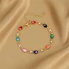 Beaded Elegant and Colorful Love Heart Chain Armband Lämplig för kvinnor New Fashion Futterfly Star Pendant