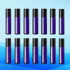 Opslagflessen 24 PCS Roller Ball Essentiële oliën Dubbelzetting Roll-on Deodorant Cosmetics Contianer Refilleerbaar Glas