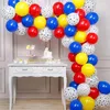 Party Decoration 1Set Pets Dog Latex Balloons Animal Theme Birthday Garland Arch Kit Air Globos Kids Uppblåsbara leksaker Supplie