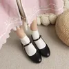 Casual Shoes Kolnoo Simple Women Low Heel Pumps Faux Leather Big Size 35-47 Daily Wear Party Dress Sweet Students Fashion