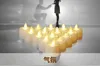 Controle remoto LED Tealight Candle Battery Operated Dancing Wick Votive Candle Lamp Wedding Xmas Party Church Decoration-Warm WArmArt W 240416