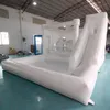 4.5mlx4.5mwx3.5mh (15x15x11.5ft) Tam PVC Beyaz Bouncy Castle Combo Düğün Bouncer Toptan şişme ve tema partisi için top çukuru ile şişme sıçrama evi