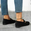 Lässige Schuhe Frauen Wohnungen Frühling bequeme Damen Slip-On Ballerina Walking Loafer