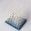 Ljushållare 8x8x8 LED CUBE 3D Light Square Blue Flash Electronic Diy Kit Behov Löddynamik Effekt Nattlampa Lykta