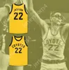 Niestandardowe nazwa Niewiele Młodzież/Kids Phil Jackson 22 Williston High School Coyotes Yellow Basketball Jersey Top Sched S-6xl
