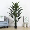 Decorative Flowers Artificial Green Plant Canna Potted Fake Trees Large Simulation Bird Of Paradise Decoration