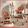 Sièges chaise de salle à manger pour enfants / bébé mangeant un siège pliable / bébé ascenseur multifonctionnel à la maison apprendre à asseoir