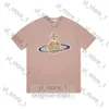 Viviane Westwood Men's Spray Orb Vivienne T Shirt Ropa de marca Men Mujeres Mujeres de verano con letras 100% Jersey de algodón TEES 1900