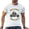 T-shirts masculins Nouveau fils avec arthrite ibuprofène chapitre Old Biker Motorcycle sur le dos Men Tshirt vintage drôle Design imprimé T-shirt modal Tops T240425