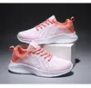 Kostenlose Versand Männer Frauen Running Schuhe Mesh Schnürung atmungsaktiv schwarz rosa lila orange Herren Trainer Sport Sneakers Gai